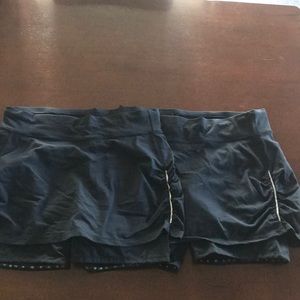 Athleta 2 in 1 combination skort large